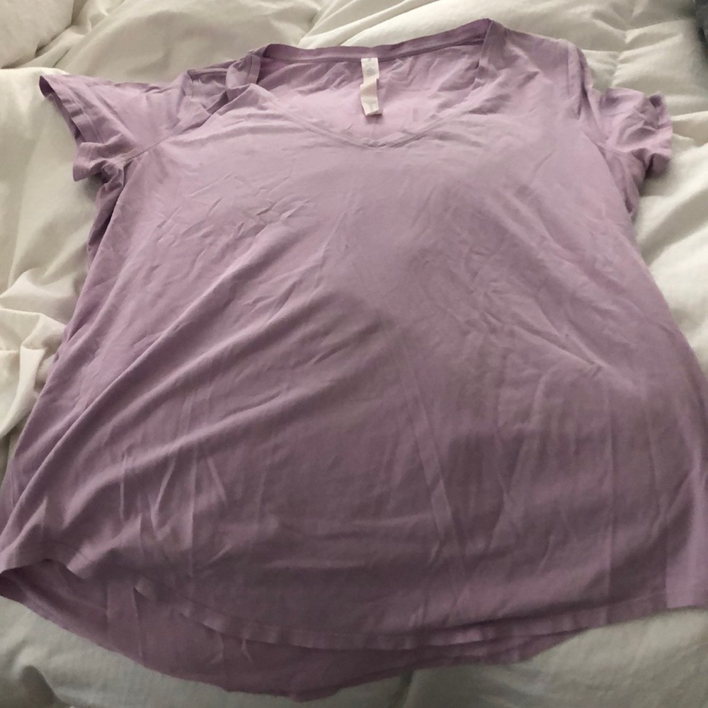 Purple Lululemon T shirt